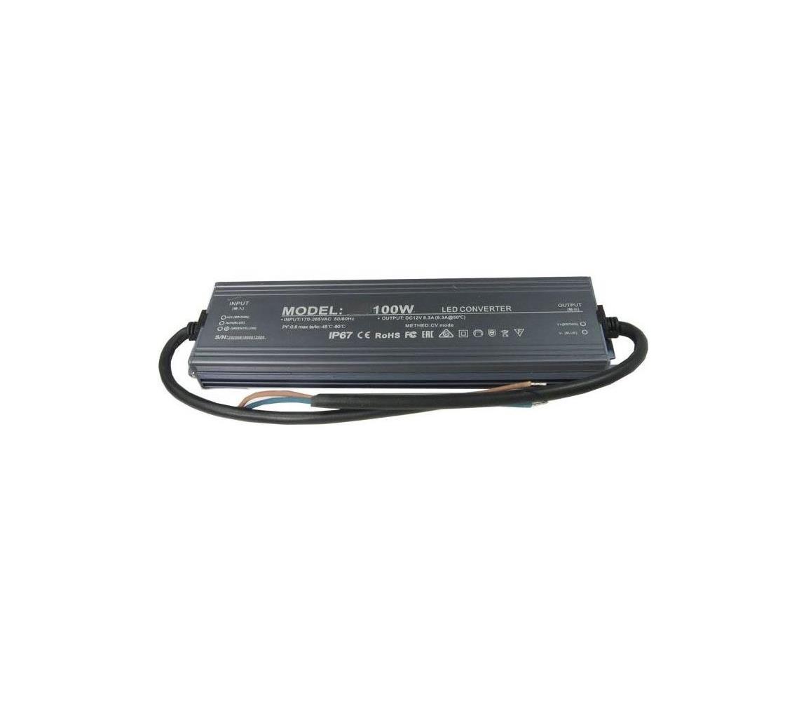 LED Transformator elektroniczny 100W/24V IP67