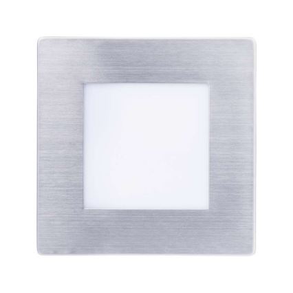 LED Oprawa orientacyjna wbudowana kwadratowa LED/1,5W/230V 4000K