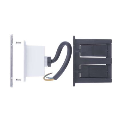 LED Oprawa orientacyjna wbudowana kwadratowa LED/1,5W/230V 4000K