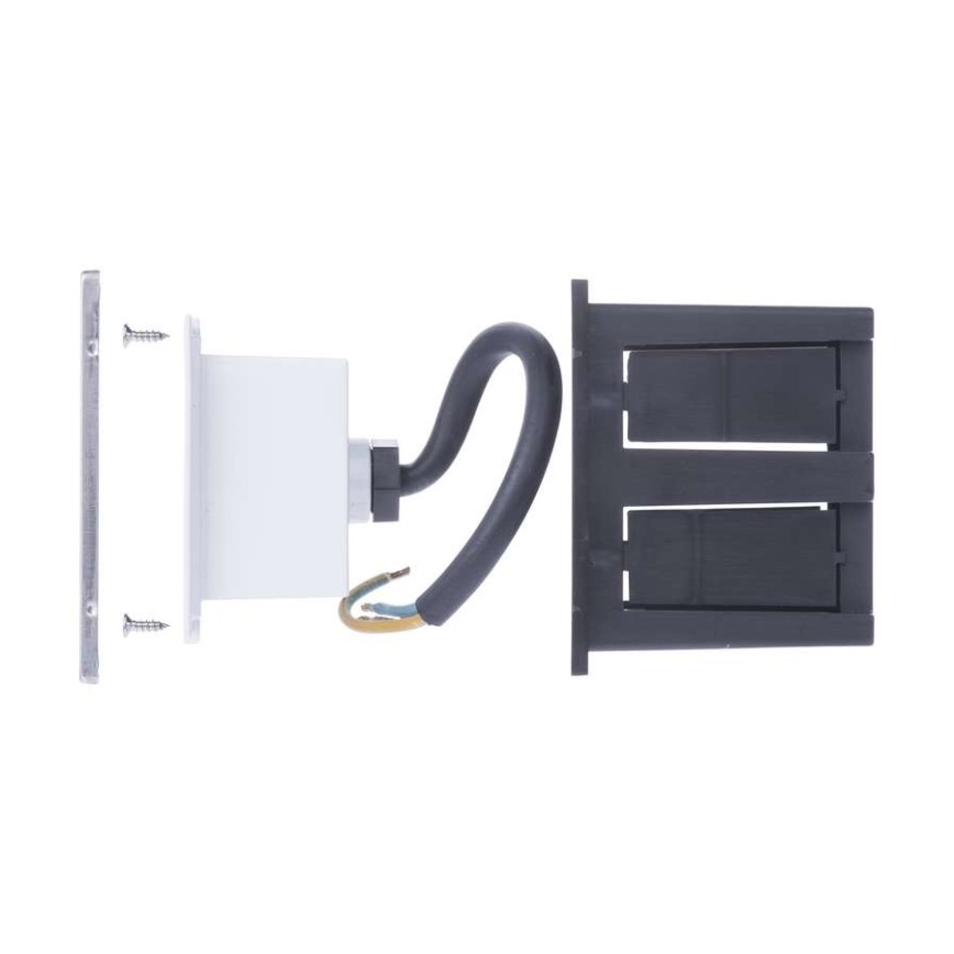 LED Oprawa orientacyjna wbudowana kwadratowa LED/1,5W/230V 4000K