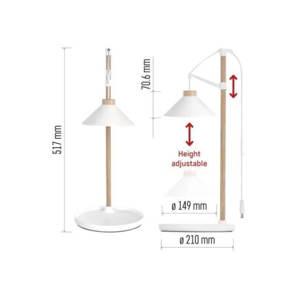 LED Wewnętrzna lampa do uprawy roślin GROW LED/7W/5V