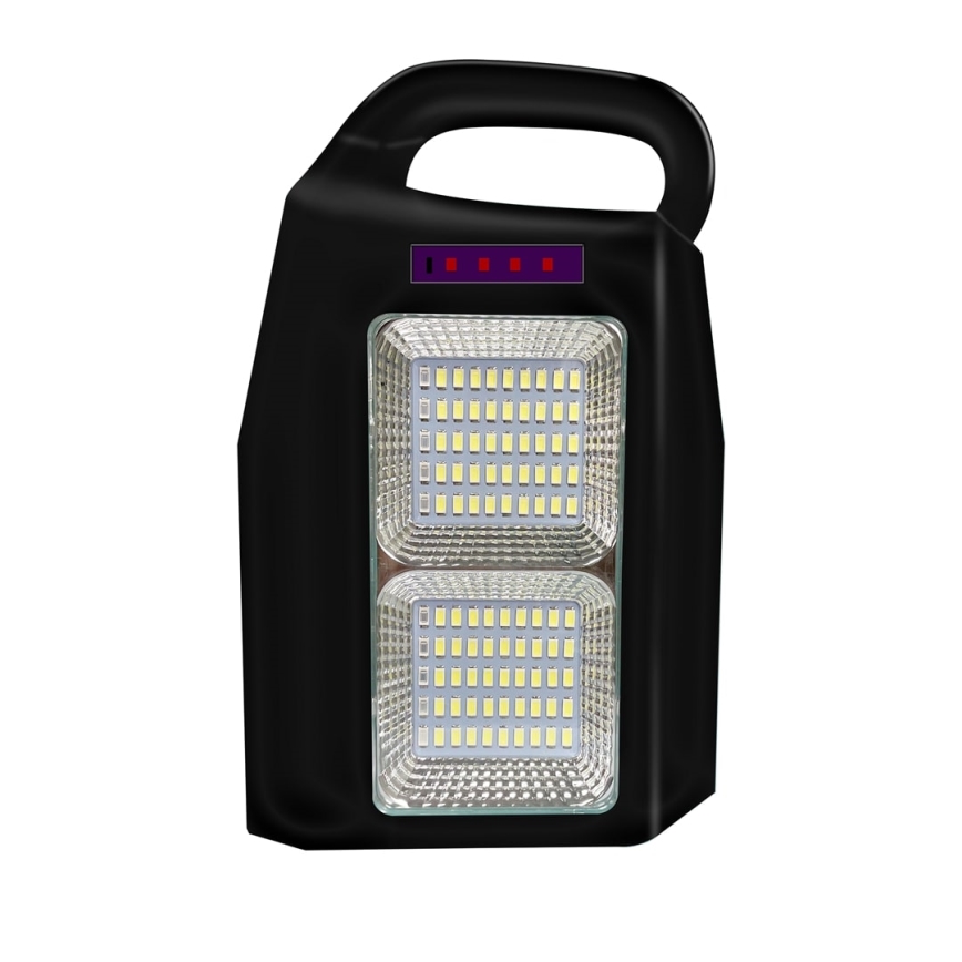 LED Wielofunkcyjna solarny lampa z głośnikiem i power bankiem LED/5W/7200 mAh IP65