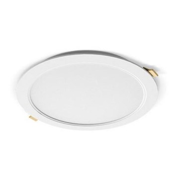 LED wpuszczana oprawa sufitowa do łazienki ATUEL LED/9W/230V 3000K śr. 12,8 cm IP54