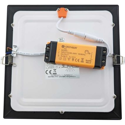 LED Wpuszczane oświetlenie łazienkowe VEGA LED/12W/230V 3800K 16,8 cm IP44
