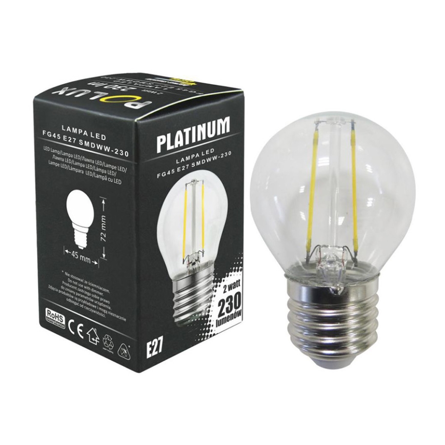 305091 - LED Żarówka 1xE27/2,5W/230V