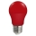 LED Żarówka A50 E27/4,9W/230V czerwony