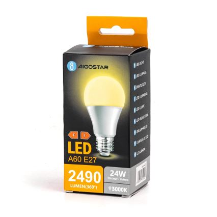 LED Żarówka A60 E27/24W/230V 3000K - Aigostar