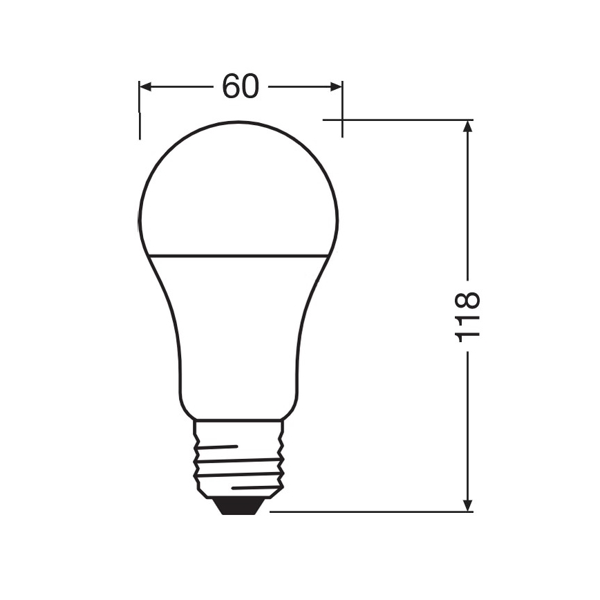 LED Żarówka antybakteryjna A100 E27/13W/230V 6500K - Osram