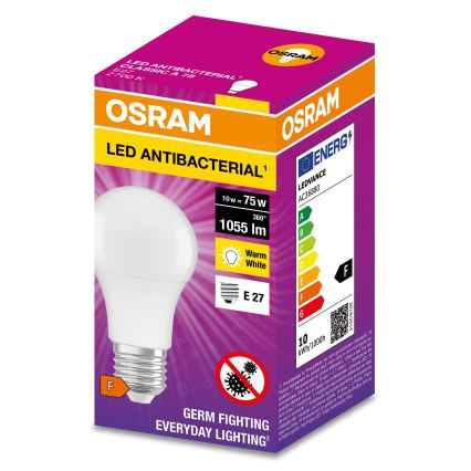 LED Żarówka antybakteryjna A75 E27/10W/230V 2700K - Osram