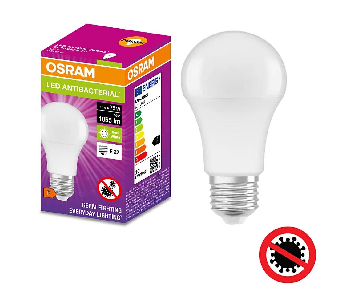 LED Żarówka antybakteryjna A75 E27/10W/230V 4000K - Osram