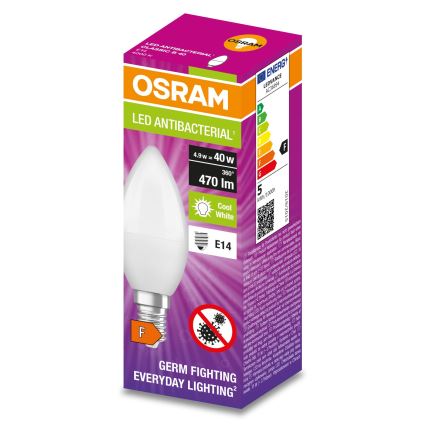 LED Żarówka antybakteryjna B40 E14/4,9W/230V 4000K - Osram