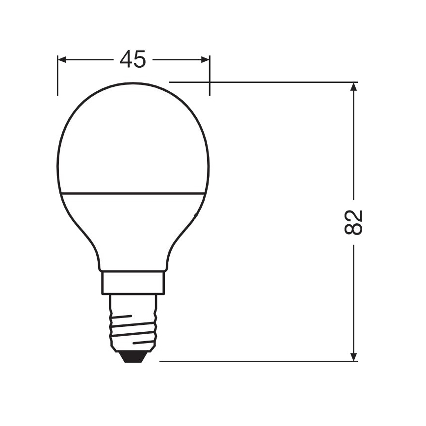 LED Żarówka antybakteryjna P40 E14/4,9W/230V 6500K - Osram