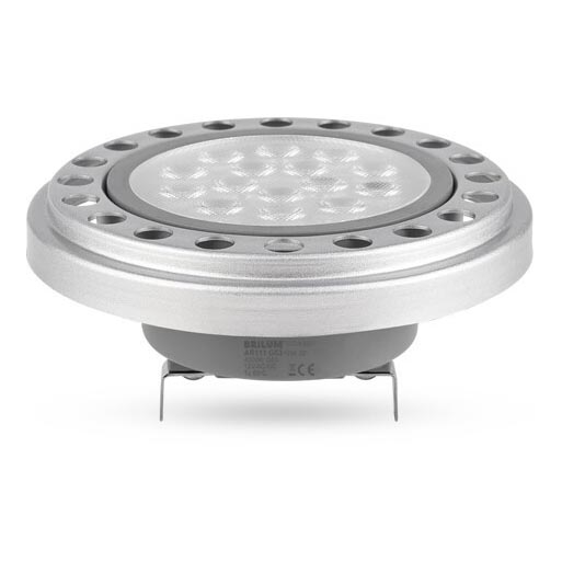 LED Żarówka AR111 G53/12W/12V 4000K srebrne 30°