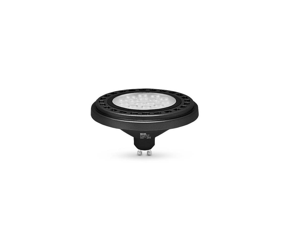 LED Żarówka AR111 GU10/12W/230V 4000K czarne 30°