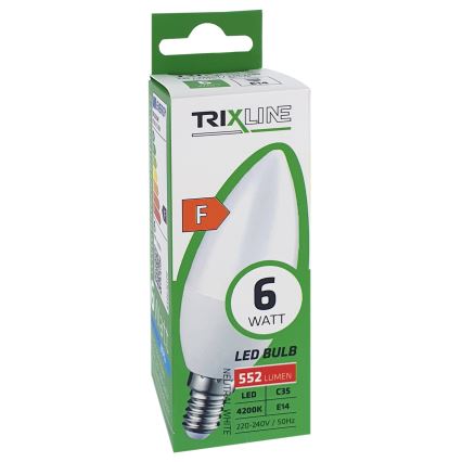 LED Żarówka C35 E14/6W/230V 4200K