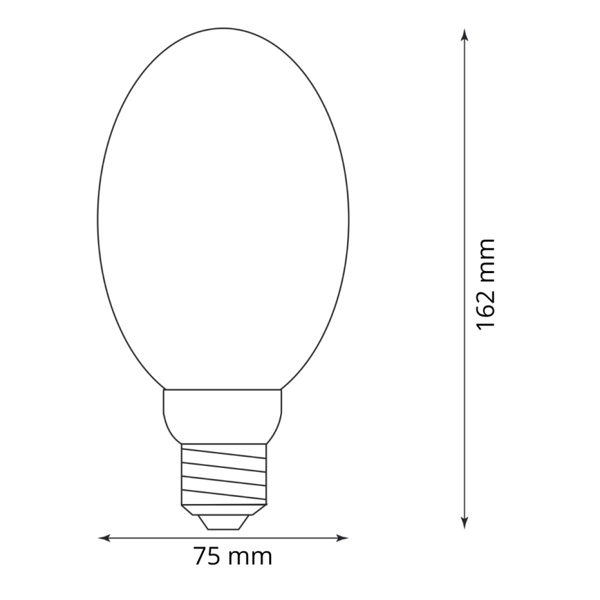 LED Żarówka DECO VINTAGE B75 E27/4W/230V 1800K