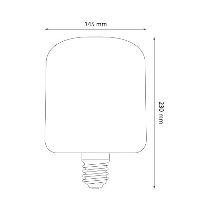 LED Żarówka DECO VINTAGE E27/4W/230V 1800K