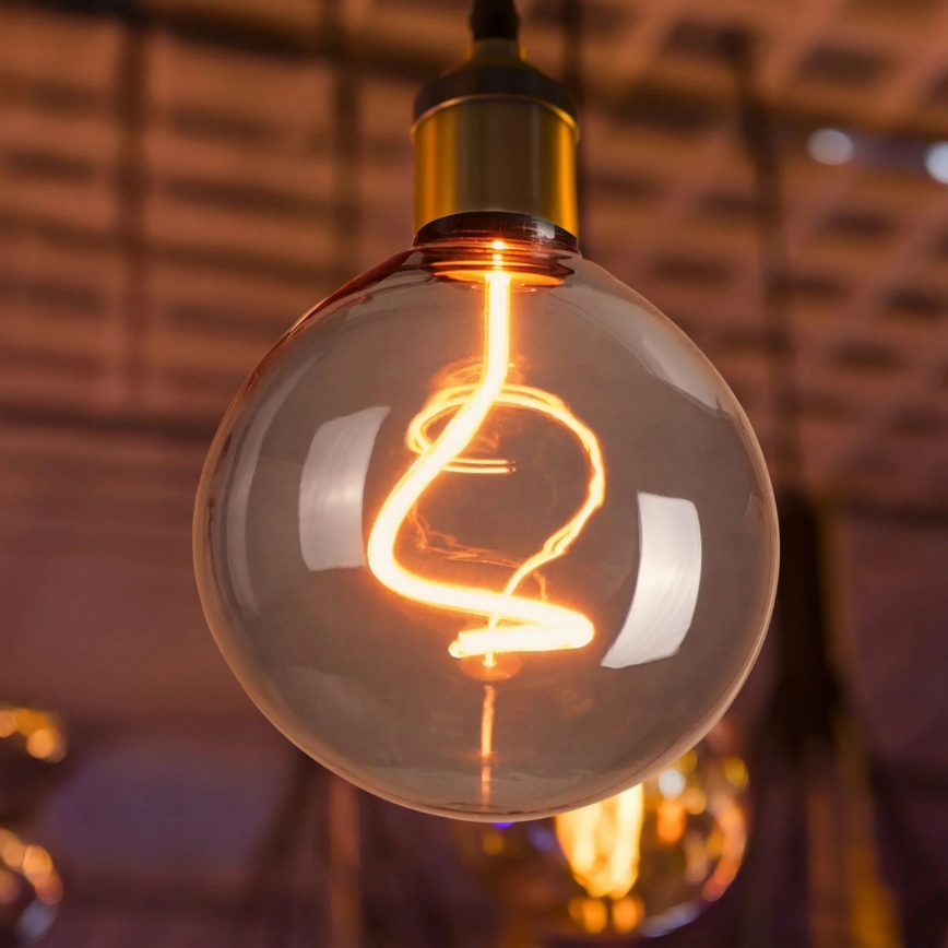 LED Żarówka DECO VINTAGE FILAMENT G125 E27/4W/230V 1800K