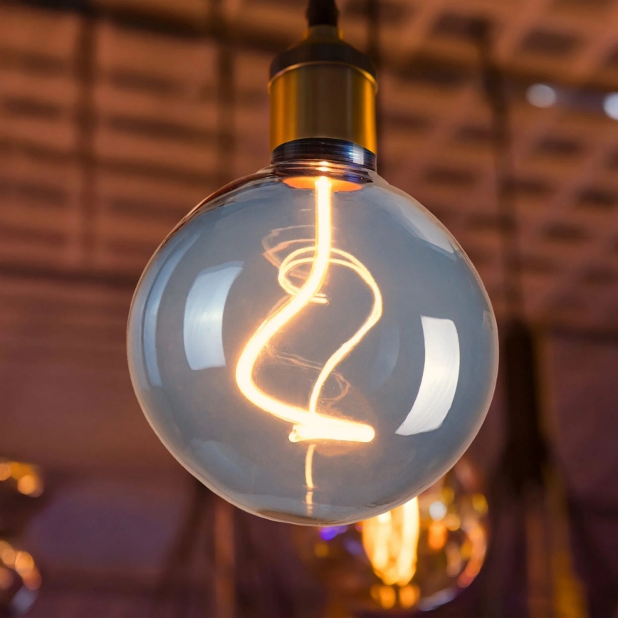 LED Żarówka DECO VINTAGE FILAMENT G125 E27/4W/230V 1800K