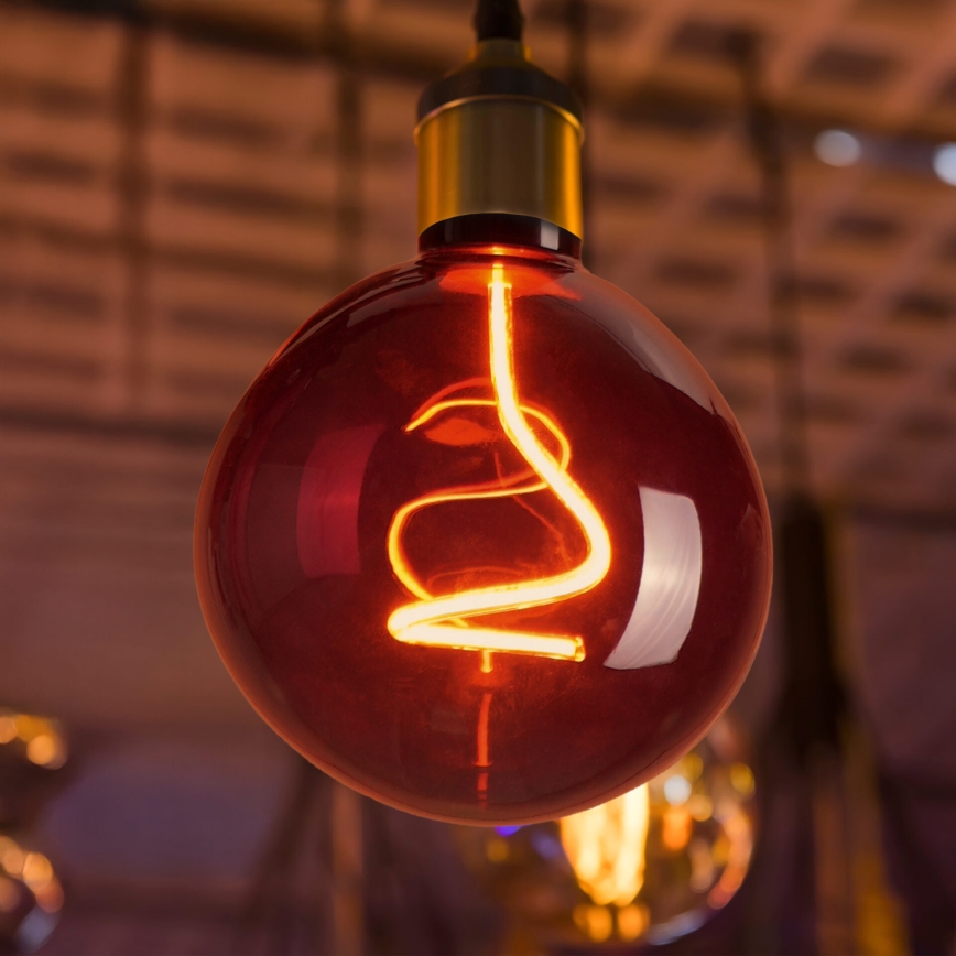 LED Żarówka DECO VINTAGE FILAMENT G125 E27/4W/230V 1800K