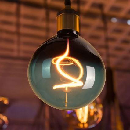 LED Żarówka DECO VINTAGE FILAMENT G125 E27/4W/230V 1800K