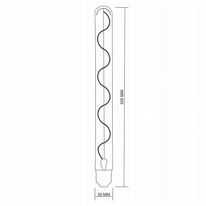 LED Żarówka DECO VINTAGE FILAMENT T30 E27/4,5W/230V 2200K