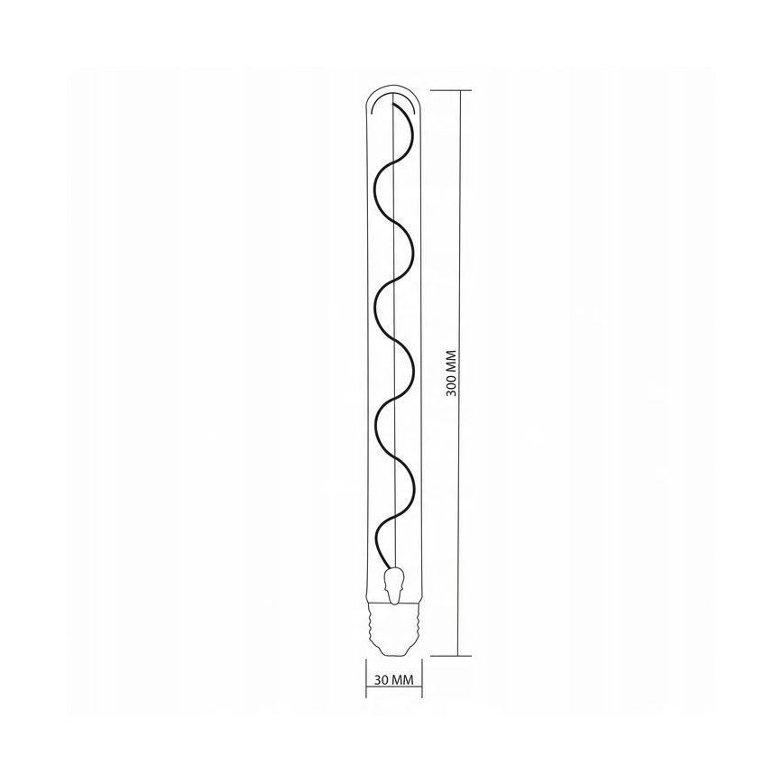 LED Żarówka DECO VINTAGE FILAMENT T30 E27/4,5W/230V 2200K