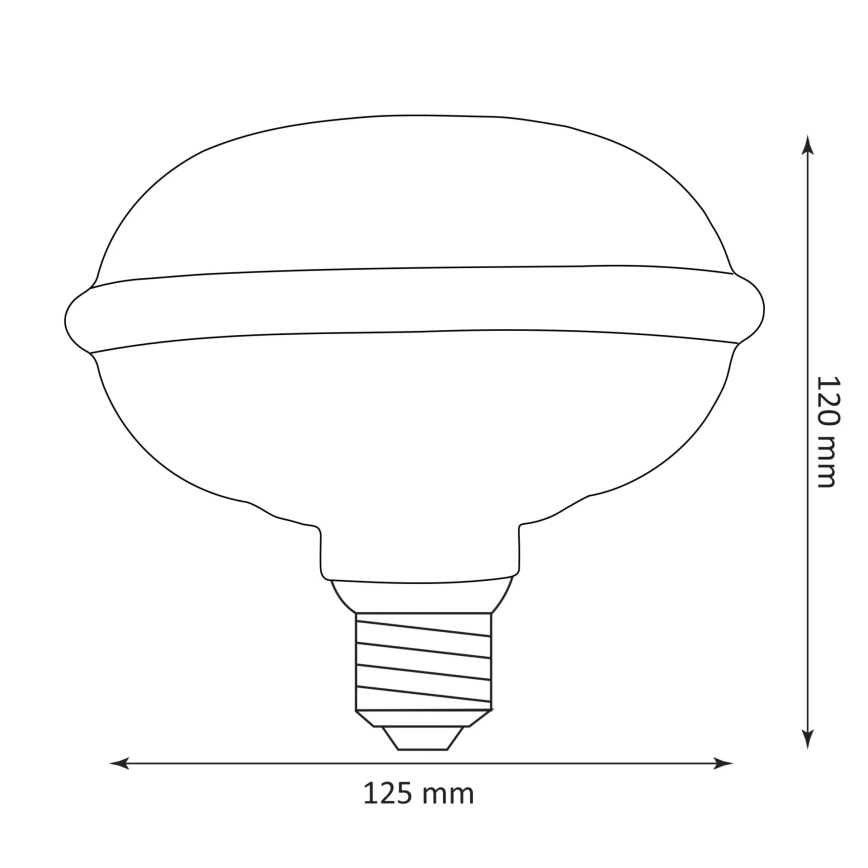 LED Żarówka DECO VINTAGE FILAMENT UFO130 E27/4W/230V 1800K