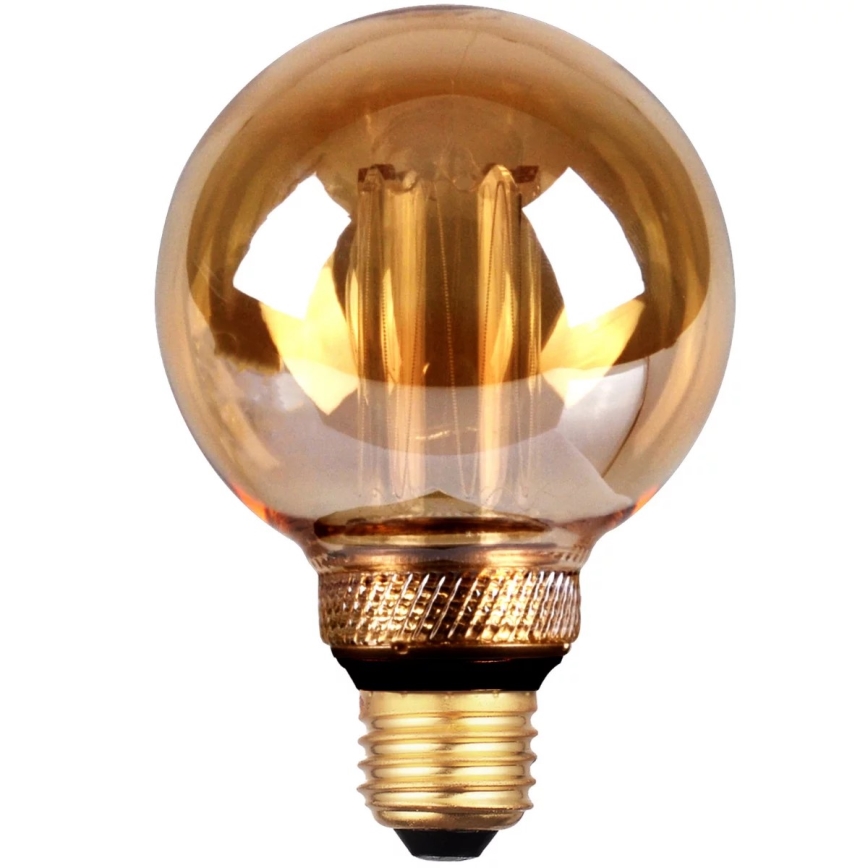 LED Żarówka DECO VINTAGE G80 E27/4W/230V 1800K