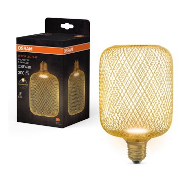 LED Żarówka DECOR FLAT E27/3,5W/230V 2700K złota - Osram