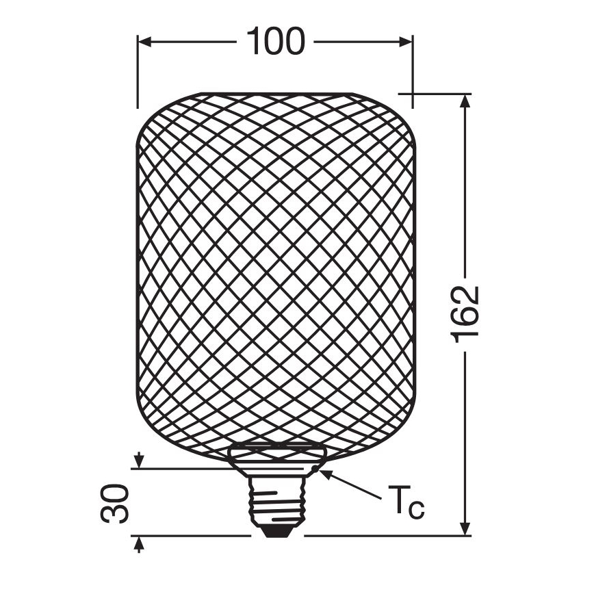 LED Żarówka DECOR FLAT E27/3,5W/230V 2700K złota - Osram