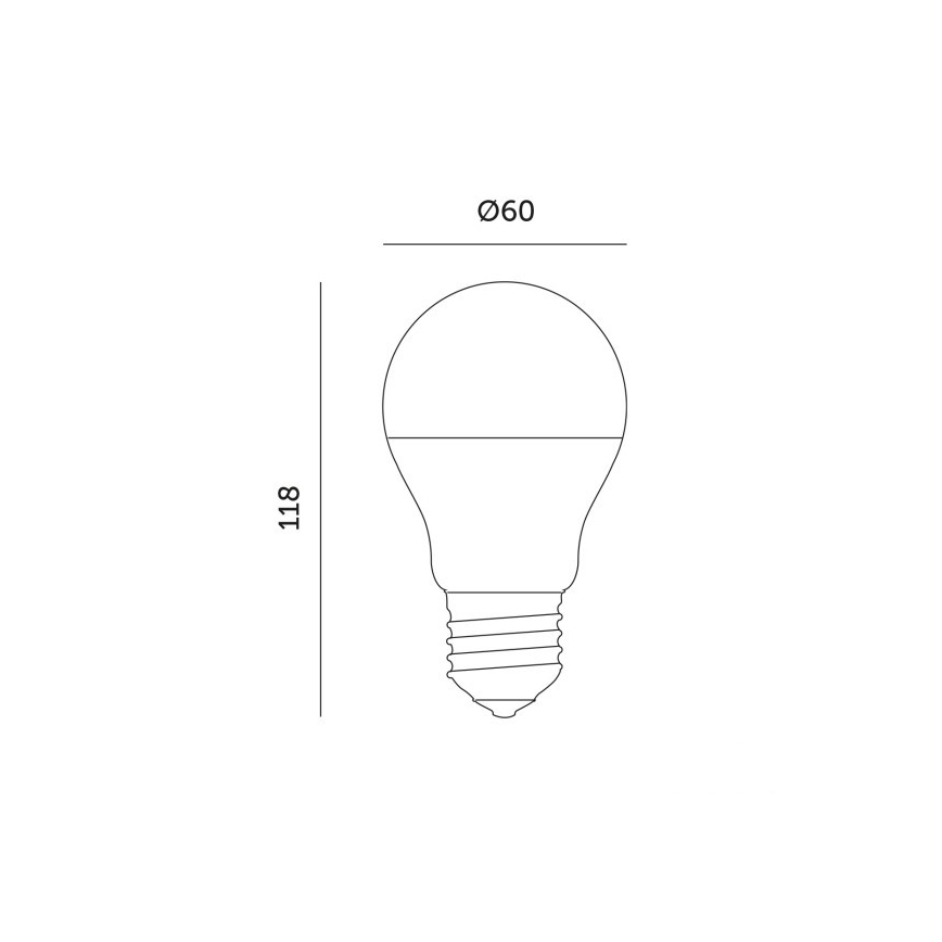 LED Żarówka do wzrostu roślin PLANTY E27/11W/230V 1200K biała