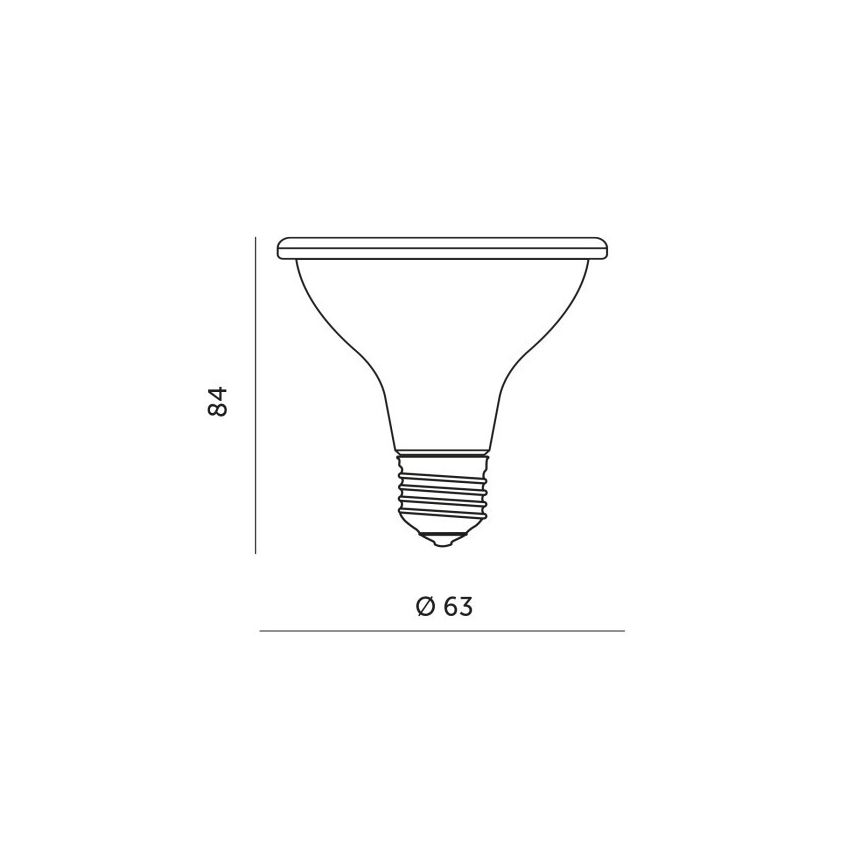 LED Żarówka do wzrostu roślin PLANTY E27/7W/230V 1200K biała