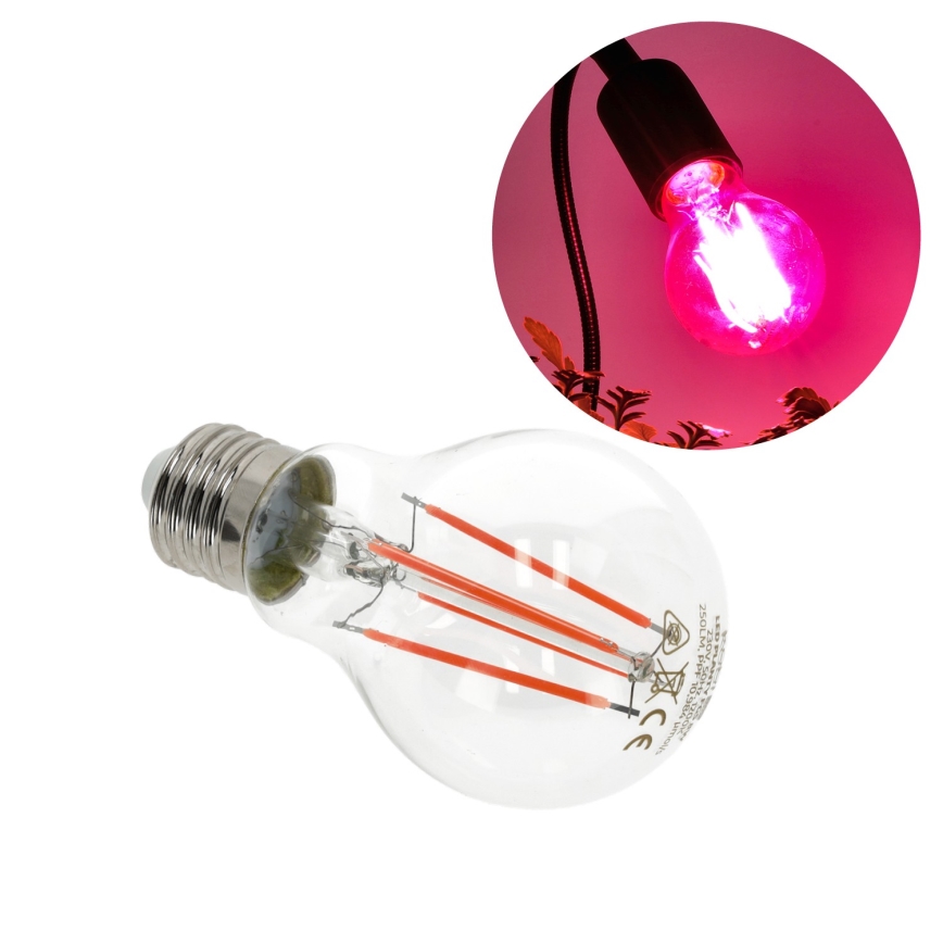 LED Żarówka do wzrostu roślin VITABLOOM E27/8W/230V 1200K - Brilagi