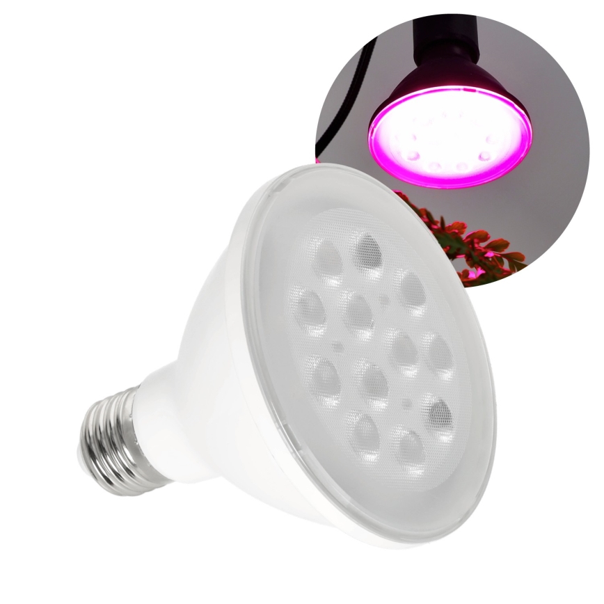LED Żarówka do wzrostu roślin VITABLOOM E27/9W/230V 1200K biała - Brilagi