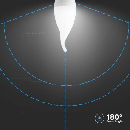 LED Żarówka E14/3,7W/230V 3000K