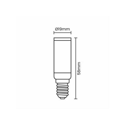 LED Żarówka E14/4,5W/230V 2800K