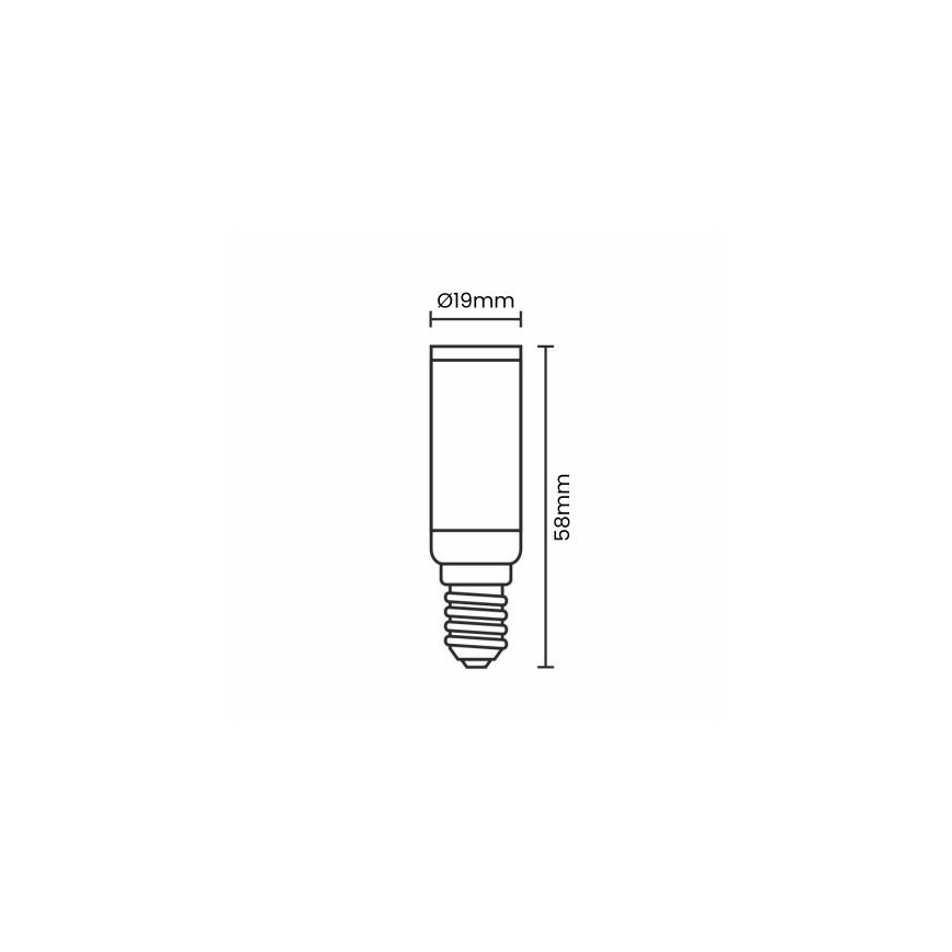 LED Żarówka E14/4,5W/230V 2800K