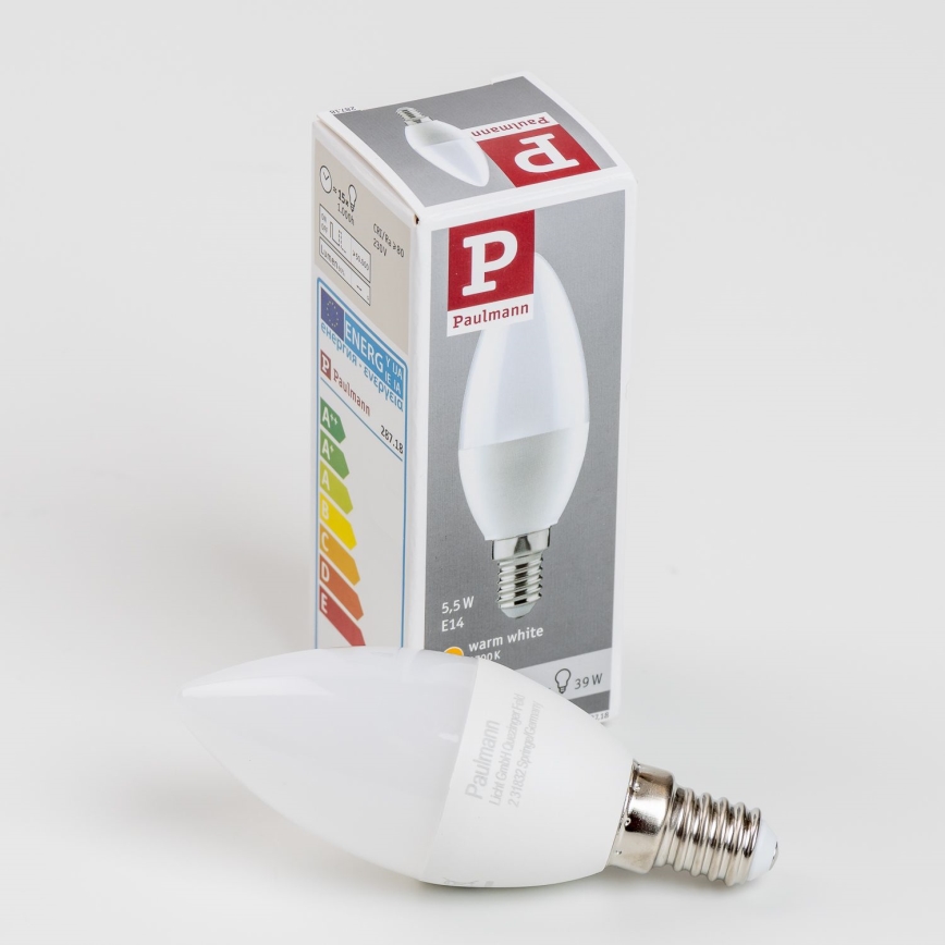 LED Żarówka E14/5,5W/230V 2700K - Paulmann 28718