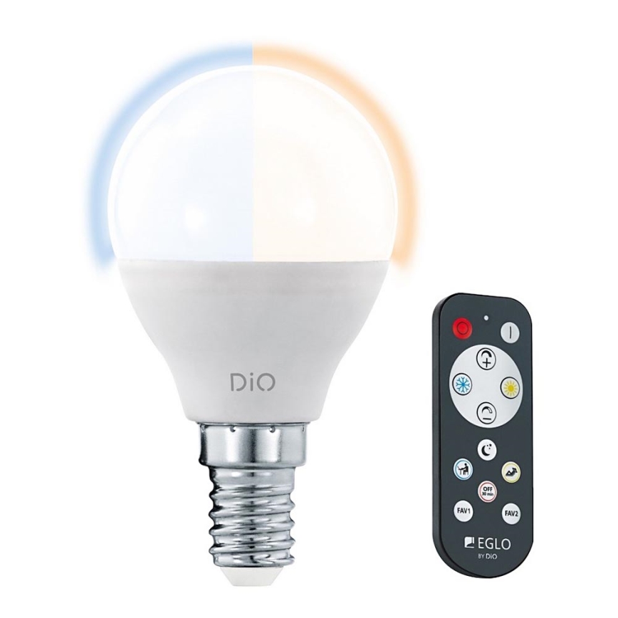 LED Żarówka E14/5W/230V 2700K-6500K + Pilot - Eglo