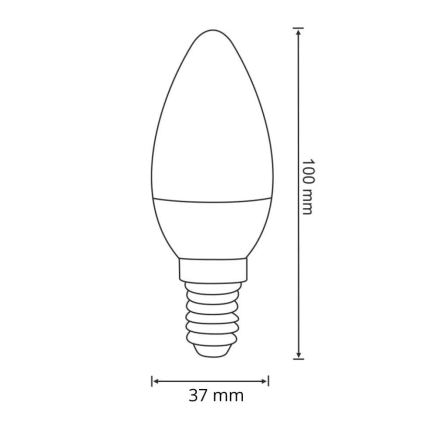 LED żarówka E14/6,3W/230V