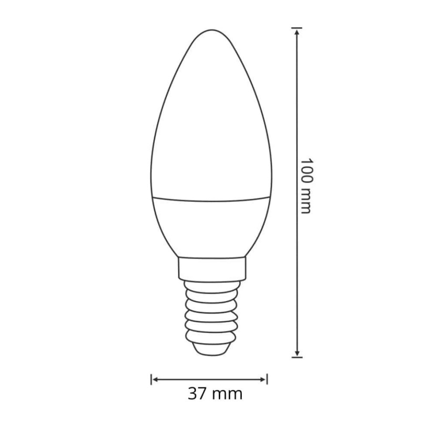 LED żarówka E14/6,3W/230V