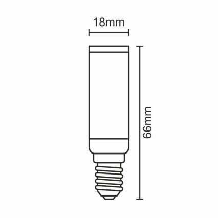 LED Żarówka E14/7W/230V 2700K