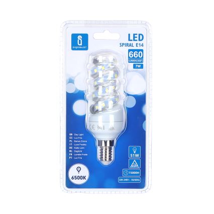 LED Żarówka E14/7W/230V 6500K - Aigostar