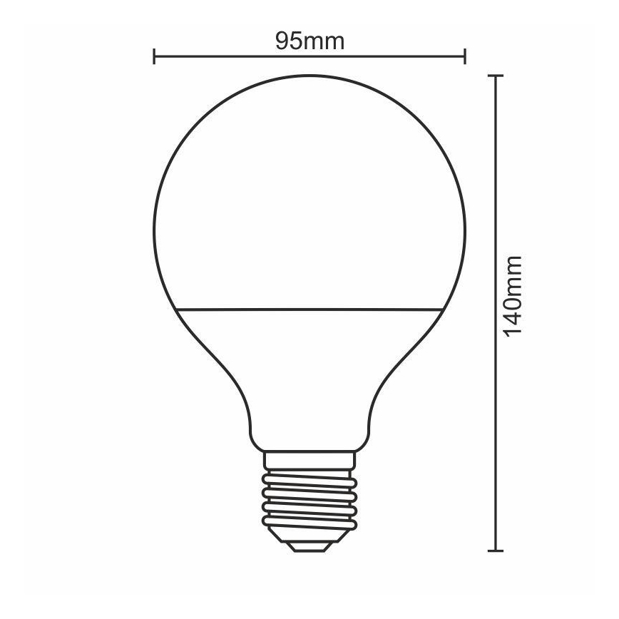 LED Żarówka E27/18W/165-265V 4000K