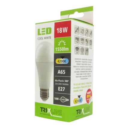 LED Żarówka E27/18W/230V 4200K