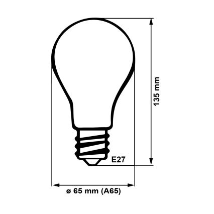 LED Żarówka E27/18W/230V 4200K