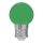 LED Żarówka E27/1W/230V 5500-6500K zielona