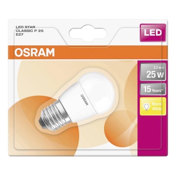 LED Żarówka E27/3W/230V 2700K - Osram