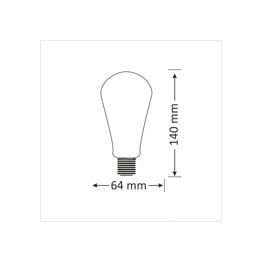LED żarówka E27/4W/230V